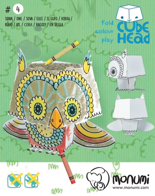 Casă colorată 3D Ul. Potworna 6 – Bufniță