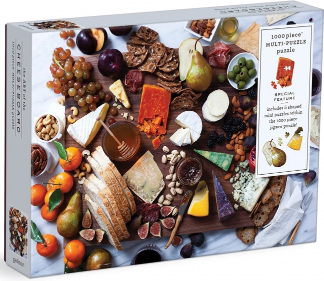 Puzzle Galison Platou degustare de brânzeturi 1000 piese