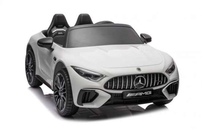 Mașinuță electrica Mercedes AMG SL63 alb