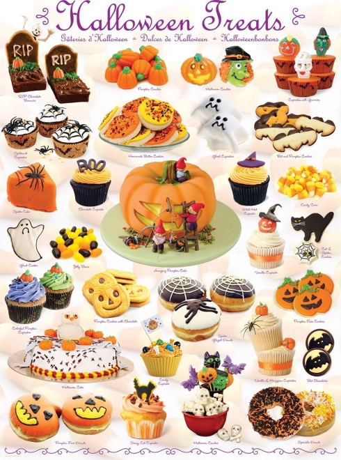 Puzzle bomboane de Halloween 1000 piese