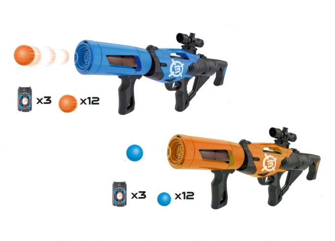 Pistolă cu mingi din spumă 52 cm
