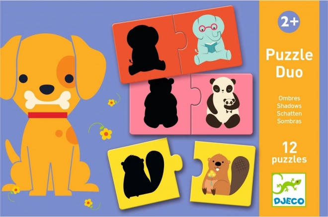 Puzzle Djeco Umbrele Animale