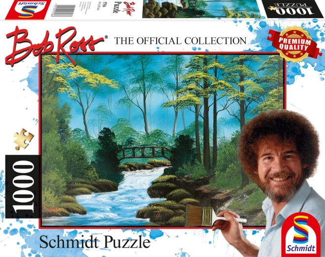 Puzzle Bob Ross Podul Singuratic 1000 Piese