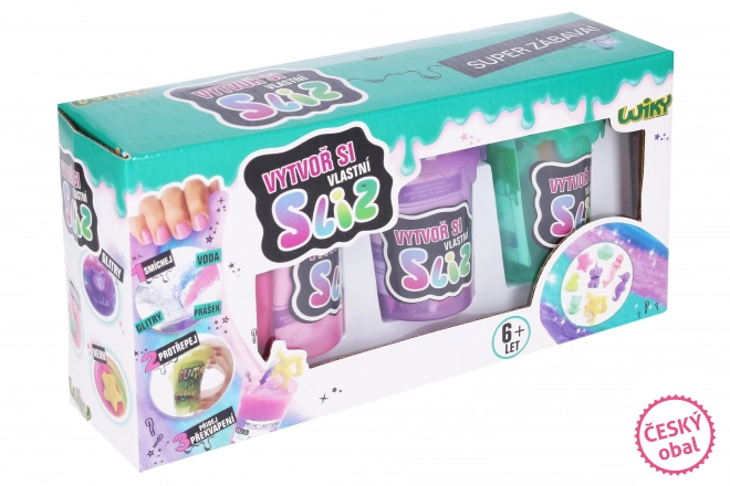 set pentru fabricarea slime-ului - ambalaj ceh