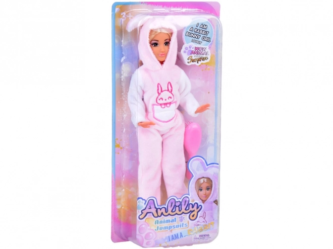 Lalea Anlily în costum de iepuraș