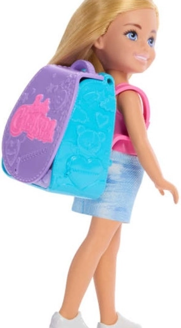 Păpușa Barbie Chelsea cu rucsac și pisicuță