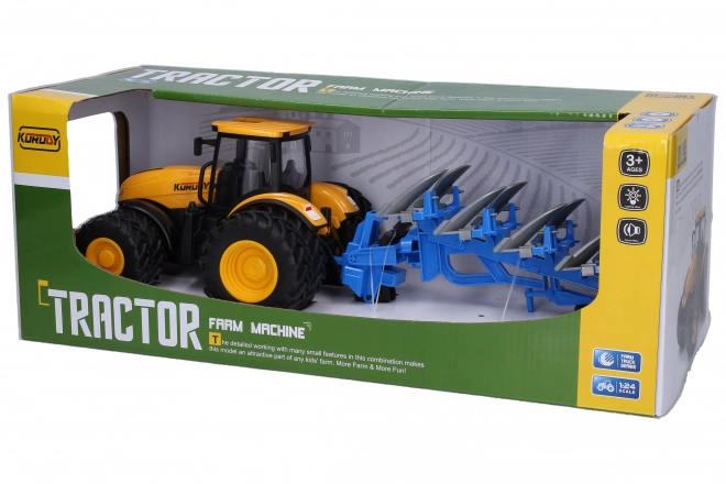 Tractor cu accesorii și efecte