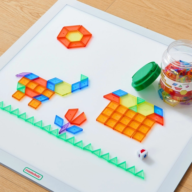 Dulap senzorial LED Masterkidz Montessori Mozaic 140 piese