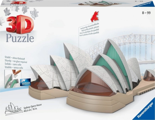 puzzle 3D opera din sydney 216 piese ravensburger