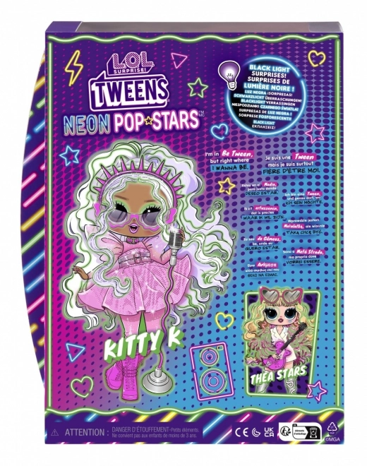 Lol Surprise! Panenka Neon Pop Star Tweens - Kitty K