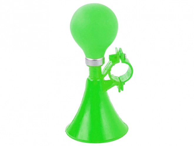 Claxon de bicicletă cu balon verde din cauciuc