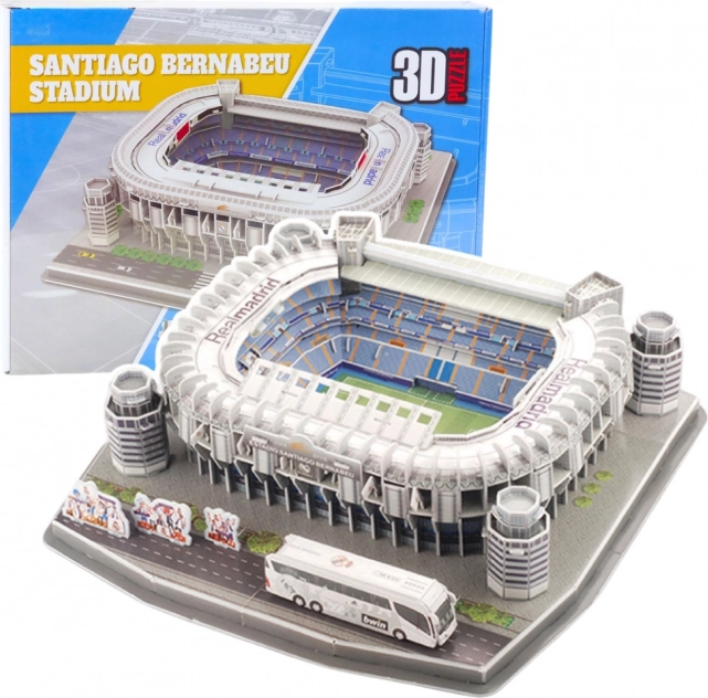 Puzzle 3D Stadion Santiago Bernabeu Real Madrid 101 piese