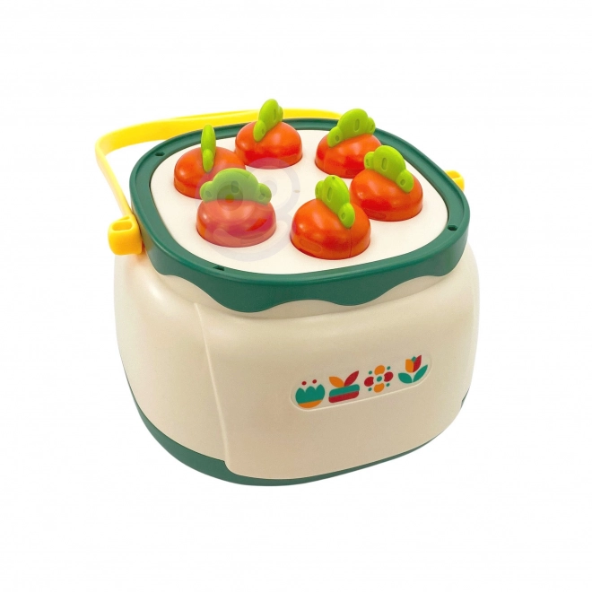 Woopie coș cu flori sorter și împletitor educativ pentru copii