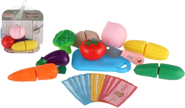 Set tăiere legume cu tocător pentru copii
