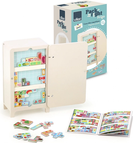 Vilac Joc magnetic din lemn Pune la loc corect cu design de Ingela P. Arrhenius