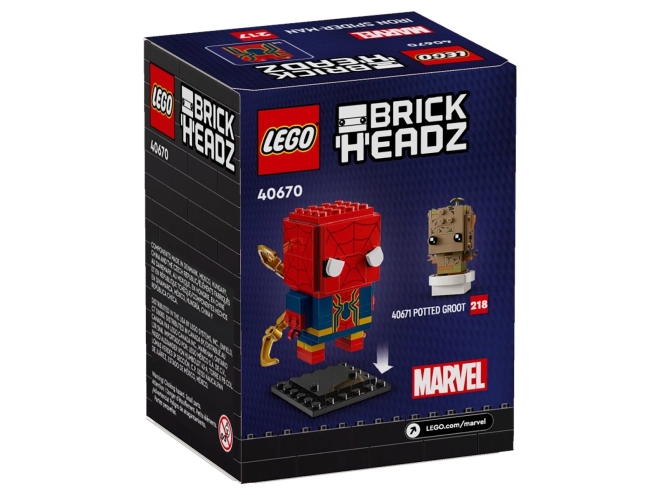 Figurină BrickHeadz Iron Spider-Man