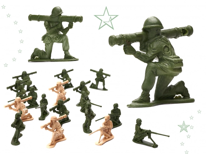 Set figurine bază militară 307 de piese