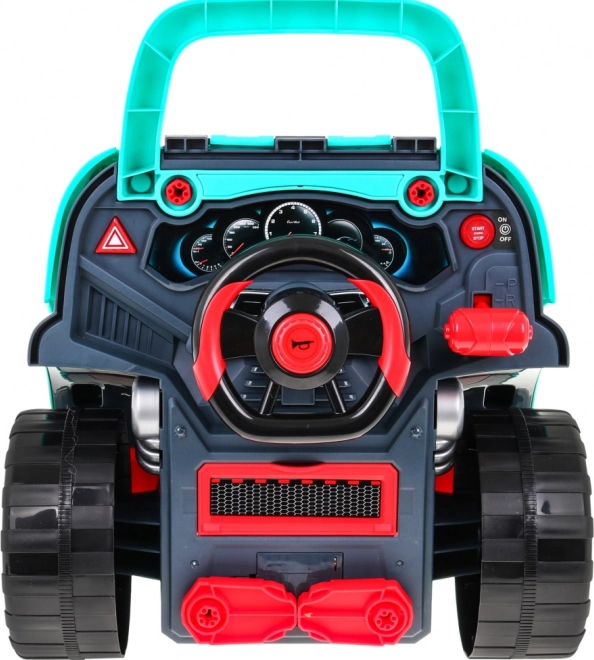 Cockpit interactiv cu sunete și lumini