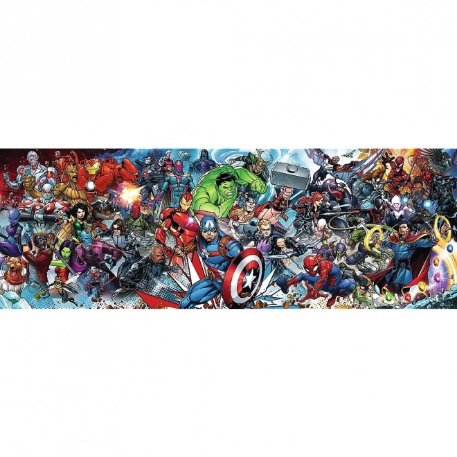 Puzzle panoramă 1000 piese Marvel The Avengers