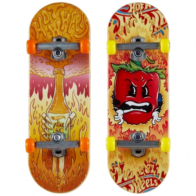 Hot Wheels set fingerboard și botine în cutie