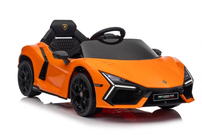 Mașină electrică pentru copii Lamborghini Revuelto portocalie