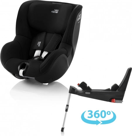 Scaun auto sigur Dualfix cu bază Flexi - Space Black