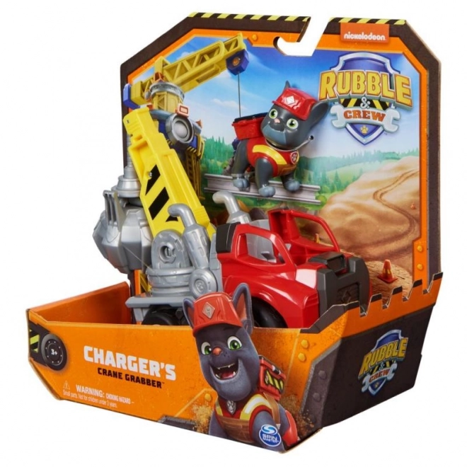 Vehicul Paw Patrol Rubble echipa Macara