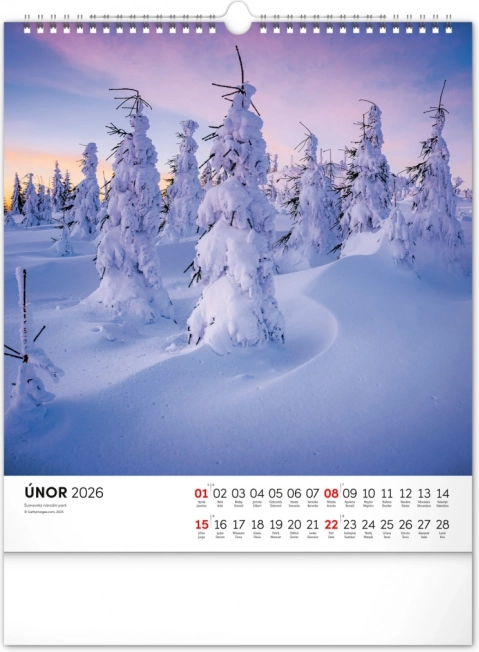 Calendar de perete Șumava 2026