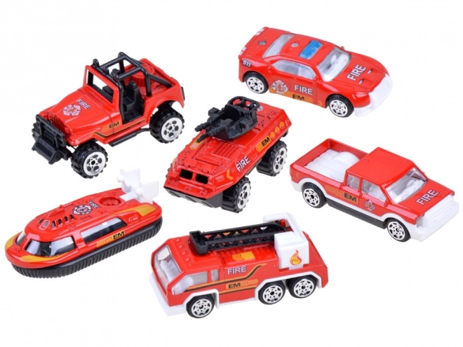 Set 6 mașinuțe metalice mix vehicule – gardian