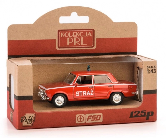 Mașină clasică Fiat 125 pompieri
