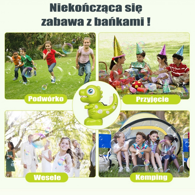 Mașină bule de săpun Dinozaur pentru copii