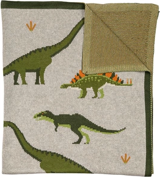 Pătură din bumbac Nature Planet Dinozauri
