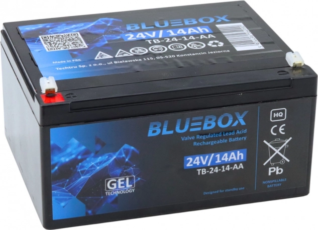 Acumulator gel Bluebox VRLA AGM 24V 14Ah pentru mașini pe baterii