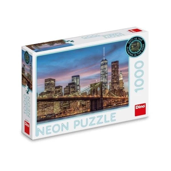 Puzzle fluorescent Dino New York 1000 piese