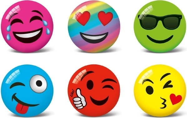 Minge cu motive de emoji 11 cm
