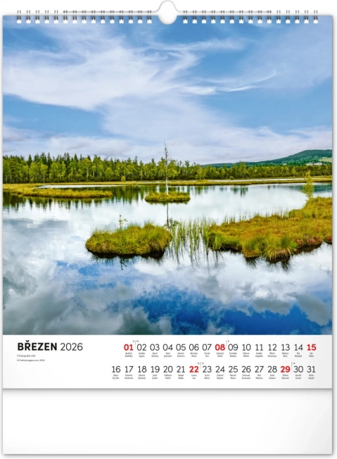 Calendar de perete Șumava 2026