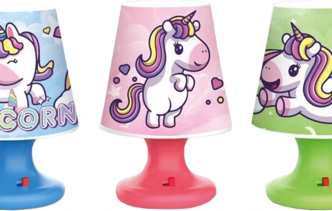 Lămpiță de noapte unicorn mini 7,2 × 10,9 cm