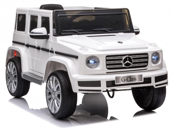 Mașină electrică pentru copii Mercedes G500 roșu – Albă