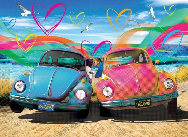 Puzzle Beetle Love 1000 piese