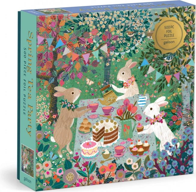 Puzzle pătrat Ceai de primăvară – 500 piese GALISON