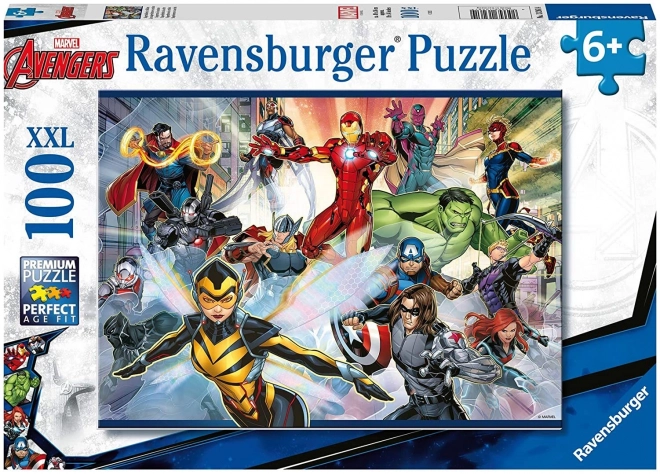 Puzzle RAVENSBURGER Marvel: Avengers XXL 100 bucăți