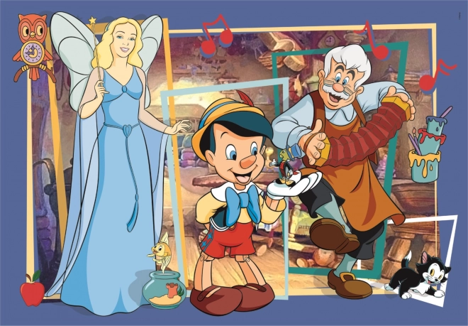 Puzzle Clementoni cu Pinocchio - 104 piese