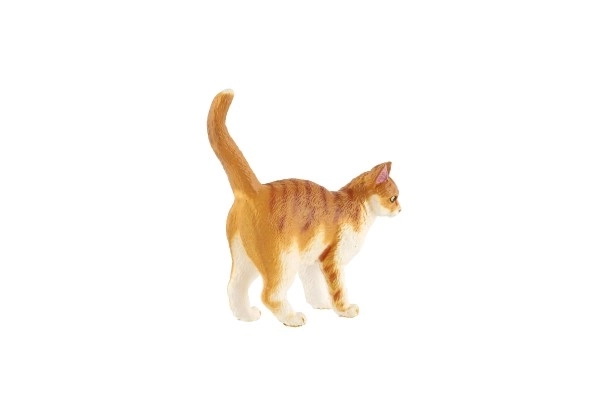 Pisică domestica din plastic 6cm în pachet