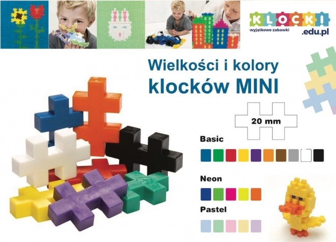 Klocki PlusPlus Mini pastel 1200 piese