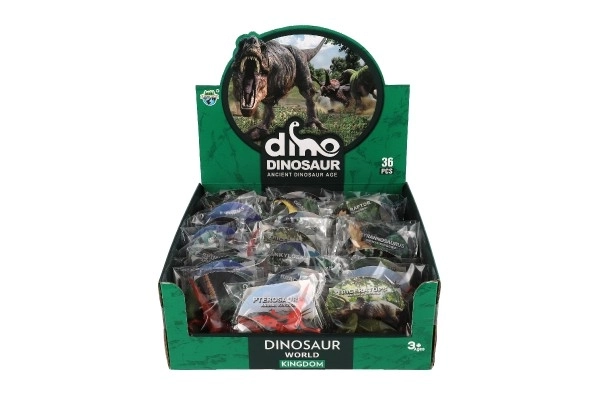 Dinozaur din plastic 7-9cm mix de specii set 36 bucăți