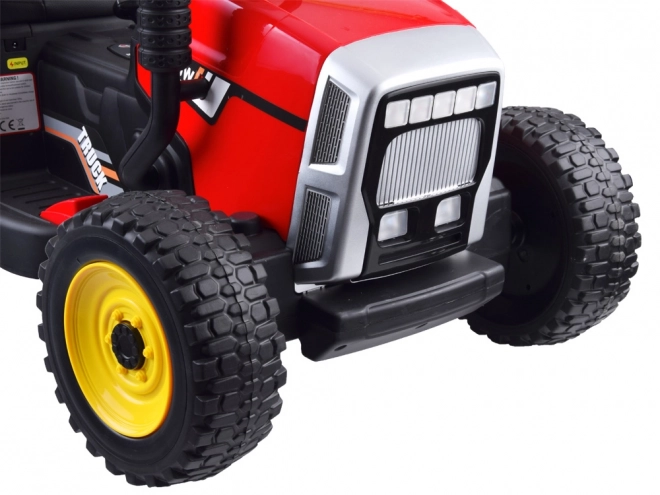 Tractor cu remorcă electric pentru copii Jokomisiada – Roșu