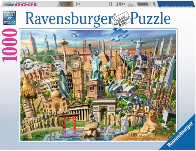 Puzzle monumente mondiale 1000 piese RAVENSBURGER