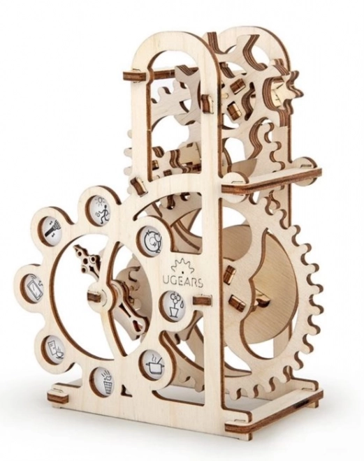 Puzzle mecanic din lemn 3D Dynamometr Ugears