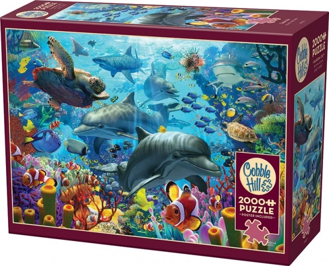 puzzle oceanul de corali 2000 piese