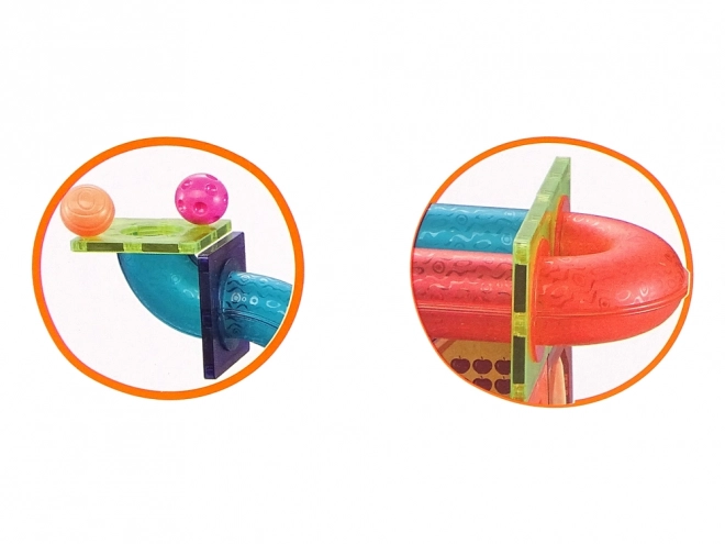 Blocuri de construcție magnetice pentru copii LEAW Toys 145 de piese